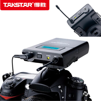 TAKSTARSGC-100 W无线取材マイクによける无线マイクのミニ蜂専门カメラ携帯电话の录音音音黒