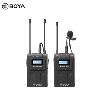BOYAボヤマイクBY-WM 8 Proを引いて、ワンタッチの无线マイクラの无线小蜂携帯帯生放送Vlog撮影取材専门の录音无线マイクを受けます。